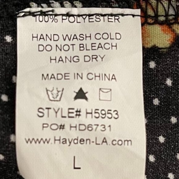 Hayden Midi Summer Dress Floral Spring Asian Retro Pinup Vibe Polkadot Cutout L - Picture 7 of 7